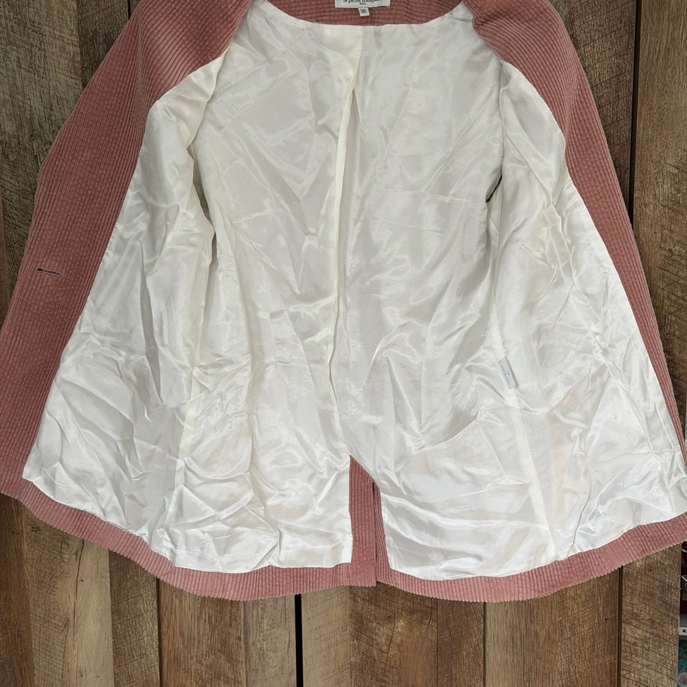 La Petite Francaise Paris Dusty Rose Lined Jacket - Picture 14 of 16